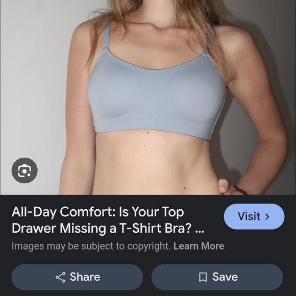 Knix Light Blue Sports Bra One& Onky Scoop Bra Size L - Picture 2 of 16